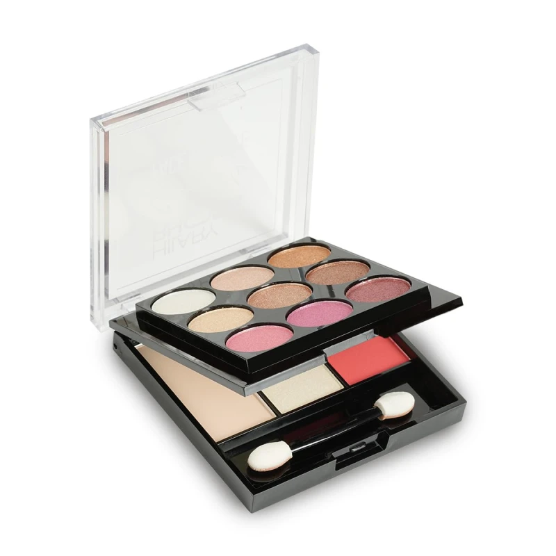 Hilary Rhoda Glow Up Face Palette | Face Palette with Blush, Highlighter, Face Powder & Eyeshadows | Highly Pigmented Face Palette | Available in 4 Variants | 20.6g (Shade 03) - Thumbnail 2